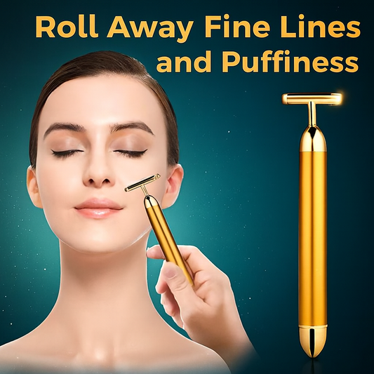 24K Gold Facial Massage Roller